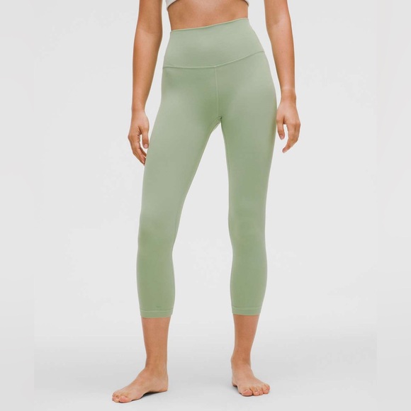 🆕 Lululemon Align High-Rise Crop 23" in Palm Court Size 12 - Picture 2 of 8